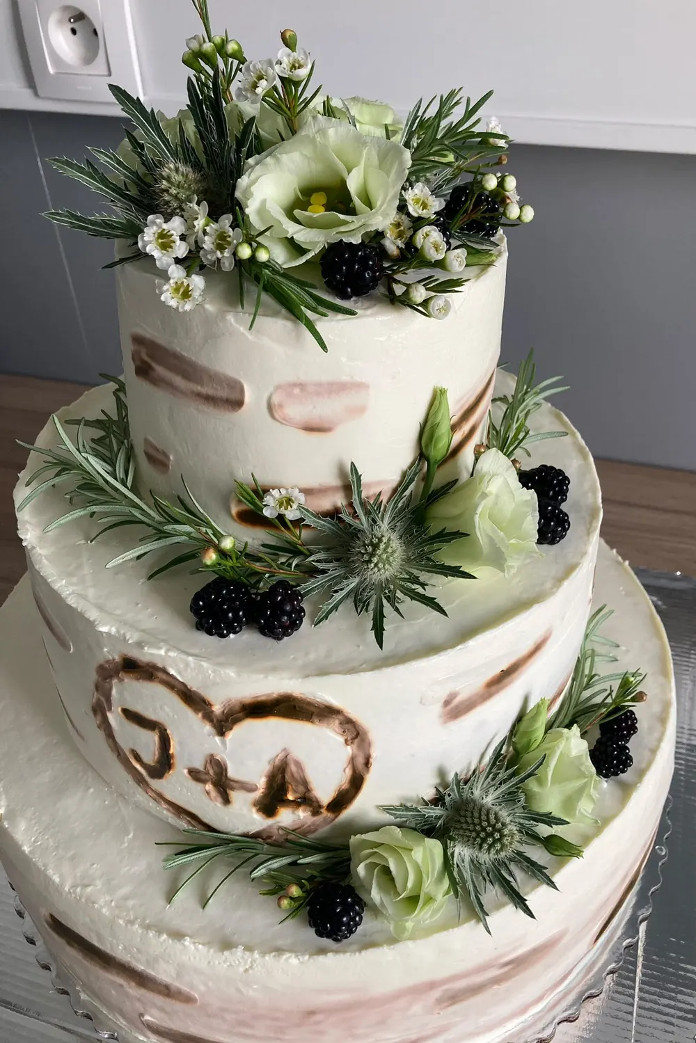 Svadobná torta od JuliCake